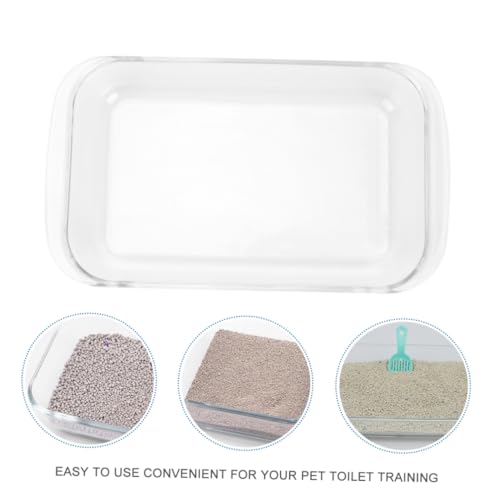 Parliky Kasten Hamster Glas Toilette Kleintierprodukte für Haustiere Töpfchentraining für Haustiere Frettchen Tierklo Hedgehog Pet Litter Box Pet Supplies for Pets Hamster-Toilettenkoffer von Parliky