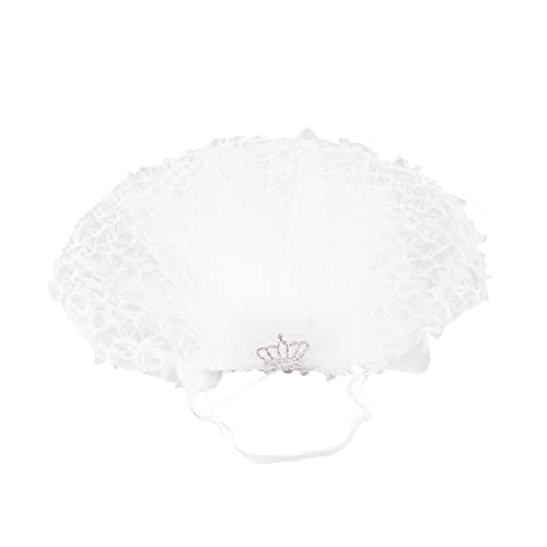 Parliky Katze Hochzeit Cosplay Haustier Brautschleier Cosplay Kätzchen Brautschleier Haustier Hochzeit Brautaccessoires Katze Brautschleier von Parliky