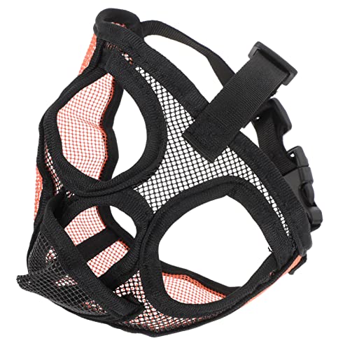 Parliky Kleiner Maulkorb für Hunde Hundebesitzer hundegurt Dog Collars Hundezähne Dogtooth Mesh-Hundemasken Mesh-Gesichtsmaske Haustier Maulkorb mit kurzer Schnauze Maulkörbe für Hunde PVC von Parliky