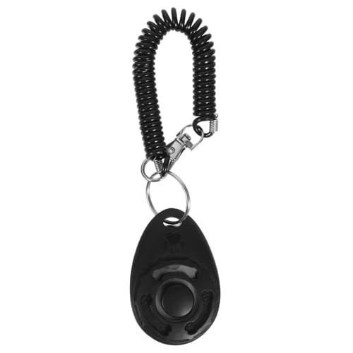 Parliky Klicker Für Haustiertraining Klicker Für Hundetraining Clicker-Training Hundeklicker Trainingsgeräte Für Hunde Klicker Trainieren Clicker Für Hunde Welpenklicker Black Abs von Parliky