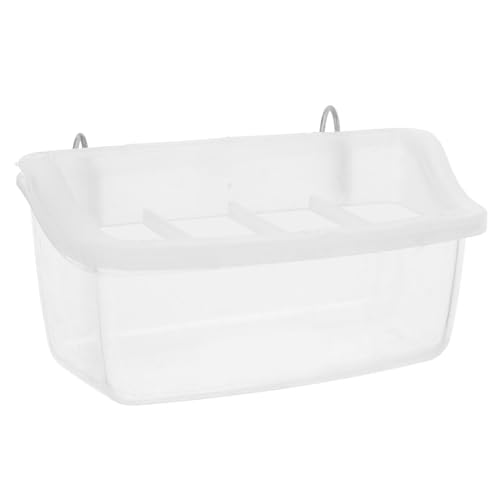 Parliky Vogelfutterspender für Käfige Transparente Futter und Wasserschale für Sittiche und Papageien Einfach zu Reinigen Ergonomisches Design Flexible Aufhängemöglichkeiten für Täglichen Parliky Vogelfutterspender für Käfige Transparente Futter und Wasserschale für Sittiche und Papageien Einfach zu Reinigen Ergonomisches Design Flexible Aufhängemöglichkeiten für Täglichen von Parliky