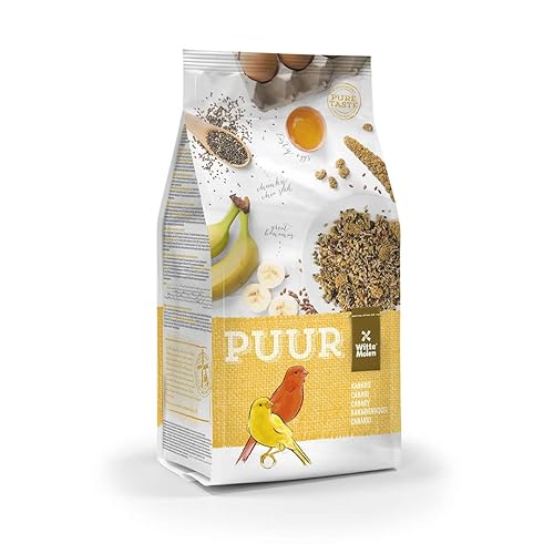 Parrot Essentials PUUR Kanarienfutter – Gourmet-Samenmischung für Kanarienvögel – nahrhaftes und leckeres Vogelfutter für Haustiervögel – 750 g von Parrot Essentials