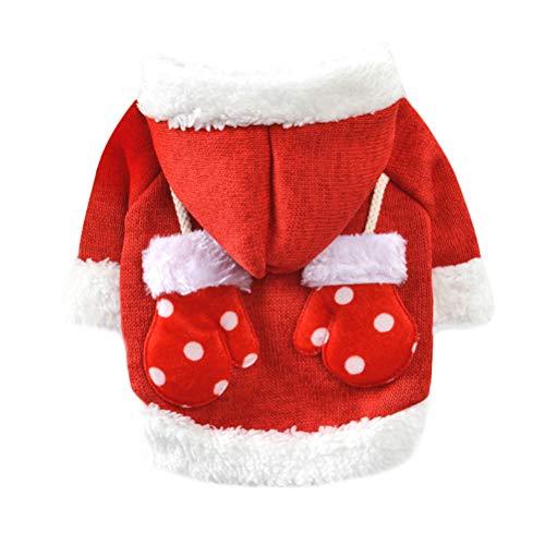 1stk Weihnachtspullover Weihnachts-haustier-outfit Weihnachtsmann-hundepyjama Katze Weihnachtskostüm Hund Katze Lustig Weihnachtskostüm Für Haustiere Gestrick Der Hund Kleid von PartyKindom