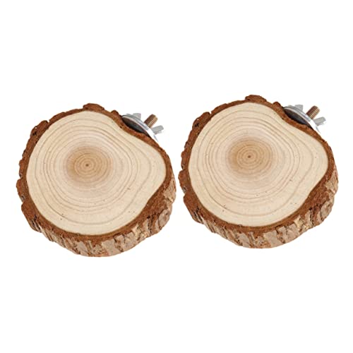 PartyKindom 2 Stück Holzspielzeug Vogel Natürliches Kletterbrett für Papageien und Kleintiere Kratzfest Kreative Plattformen für Wellensittiche Hamster und Kleintierkäfige Naturholz PartyKindom 2 Stück Holzspielzeug Vogel Natürliches Kletterbrett für Papageien und Kleintiere Kratzfest Kreative Plattformen für Wellensittiche Hamster und Kleintierkäfige Naturholz von PartyKindom