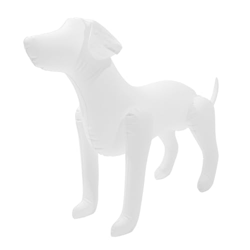 PartyKindom 3St Haustierbekleidungsmodell Haustier-Skulptur Kleiderbügel für Hunde Schaufensterpuppen Dog Costume hundekostüme für Hunde Ausstellungsmodell Hunde Schaufensterpuppe PVC Weiß von PartyKindom