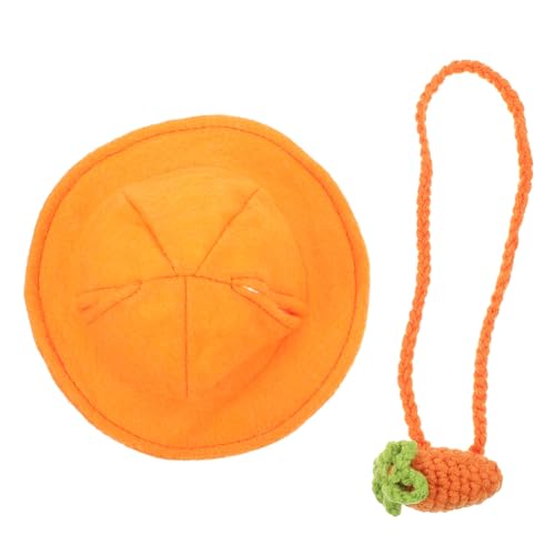 PartyKindom Kleines Haustier Kaninchen Kostümset mit Niedlicher Mütze und Karottenrucksack Atmungsaktiv Bequem Modisch für Kaninchen und Kleine Haustiere Kostümdekoration PartyKindom Kleines Haustier Kaninchen Kostümset mit Niedlicher Mütze und Karottenrucksack Atmungsaktiv Bequem Modisch für Kaninchen und Kleine Haustiere Kostümdekoration von PartyKindom