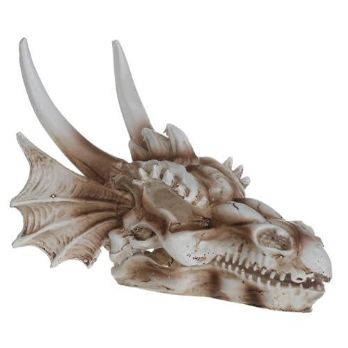 PartyKindom Resin Dinosaur Skull Aquarium Ornament aus Umweltfreundlichem Harz Naturgetreues Reptilien und Garnelenversteck Robustes Terrarium Zubehör Mittlere Dekoratives Skelettmodell für PartyKindom Resin Dinosaur Skull Aquarium Ornament aus Umweltfreundlichem Harz Naturgetreues Reptilien und Garnelenversteck Robustes Terrarium Zubehör Mittlere Dekoratives Skelettmodell für von PartyKindom