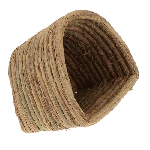 PartyKindom Woven Hamster Nest aus Naturstroh Kleines Tier Schlafnest für Hamster Meerschweinchen und Andere Kleine Haustiere S und Pflegeleichtes Design für Gemütliches Zuhause PartyKindom Woven Hamster Nest aus Naturstroh Kleines Tier Schlafnest für Hamster Meerschweinchen und Andere Kleine Haustiere S und Pflegeleichtes Design für Gemütliches Zuhause von PartyKindom
