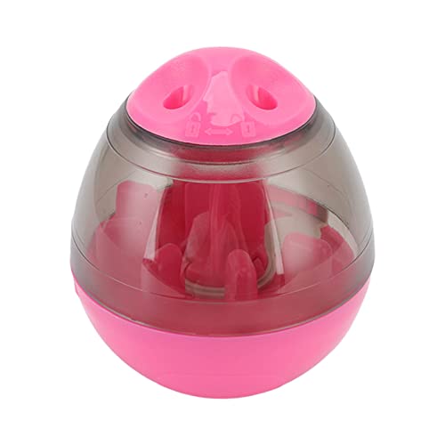 Pasamer Slow Feeder Ball Spielzeug für Hunde, Gedächtnistraining Pet Food Dispensing Ball Sichere interaktive Verdauungsverbesserung für Welpen für Katzen Rosa von Pasamer