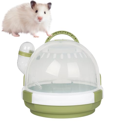 Pasdrucn Hamster-Außenbox, Chinchilla-Transportbox, Tragbarer Haustierkäfig, Haustier-Reisekäfig Geeignet Für Chinchillas, Kleine Hamster Und Kleine Haustiere von Pasdrucn