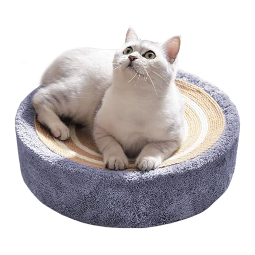 Pasdrucn Kratzbretter Katze Wand, Kratzpappe Für Katzen, Katzen Kratzbrett Wand Sofa, Kratzmatte Katze Sisal, Sisal Fußmatte Teppich Vorleger Für Sofa Möbel Tür Kratzschutz (Grau) von Pasdrucn