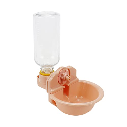 Pastlla Hund Katze Wasserspender Hund Automatischer Wasserspender Flasche Hundenäpfe für Wasser Automatische Schwerkraft Wasserflasche Schüssel Käfig Geschirrhalter für Vogel Kaninchen Hund Katze, 1 von Pastlla