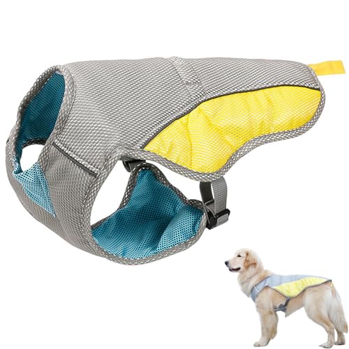 Pastoralist Hundekühlungsweste, atmungsaktive Hundeweste mit Traktionsschnalle, UV -Schutzhund -Hundekühljacke, Hundekleidung für den Sommer (3XL) von Pastoralist