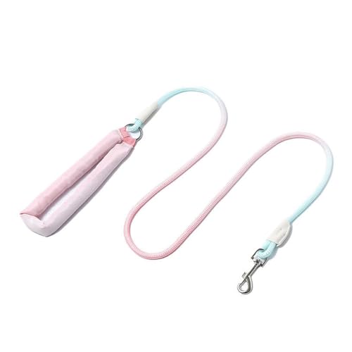 150cm Lange Hundeleine Aus Nylon Zum Training, Lange Welpenleine Für Gehorsamkeitstraining, Camping, Welpenseil Mit Bequemem Griff Für Kleine Und Mittelgroße Hunde (Rosa) von PatPatPet