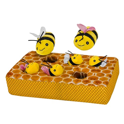 Patchwork Pet Bienen in einer Wabe, 35,6 cm von Patchwork Pet