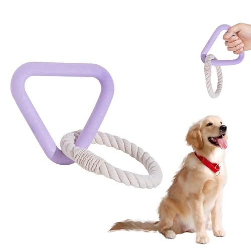 Hundespielzeug Herz Mit Seil, Valentinstag Hundespielzeug, 12cm Hundespielzeug Strick Geflochten, Haustiere Baumwolle Kauen Liefert, Herz Seil Valentine Hundespielzeug Für Kleine Mittlere Hund von Patifirst