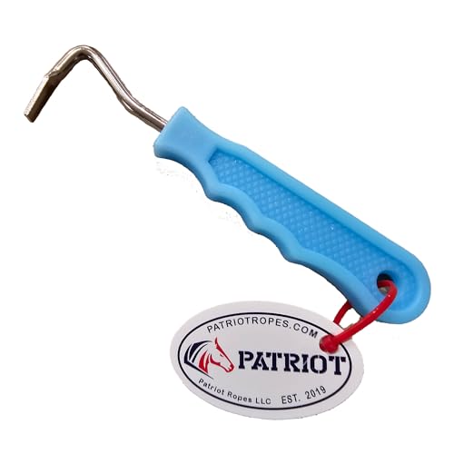 Patriot Horse Hufkratzer, blauer Griff von Patriot Ropes