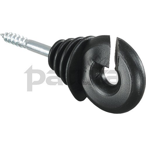 Ringisolator, m. Holzgewinde, 6mm Schaft (25 Stück / Pack) von Patura