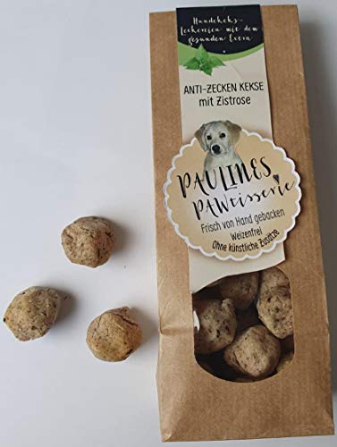 Paulines Pawtisserie Anti-Zecken Kekse mit Zistrose, 100 g von Paulines Pawtisserie