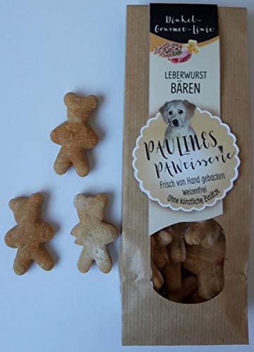 Paulines Pawtisserie Leberwurst Bären, 200 g von Paulines Pawtisserie