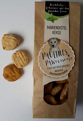 Paulines Pawtisserie Mariendistel Kekse, 100 g von Paulines Pawtisserie