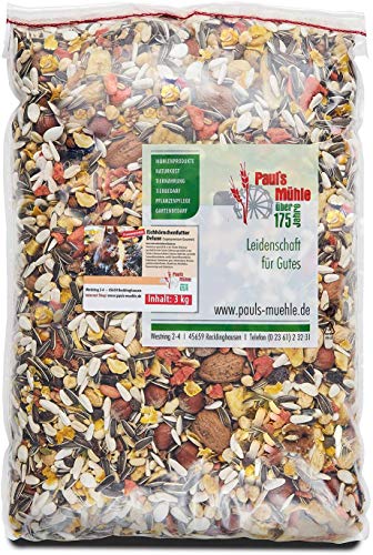 Paul´s Mühle Eichhörnchenfutter Gourmet 3 kg von Paul´s Mühle