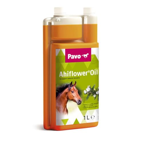 Pavo Ahiflower®Oil | Unterstützt Mobilität, Immunität, Haut und Fell | 1 L von Pavo