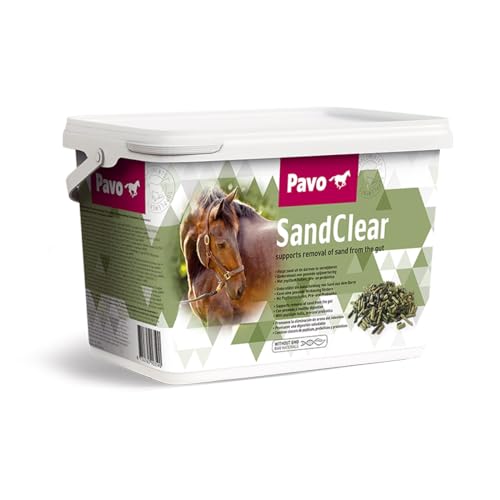 Pavo SandClear 2 KG | Verdauungsfördernde Zusätze | Sand entfernung und gesunde verdauung für Pferde von Pavo