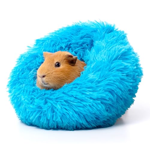 Paw Inspired® Furr-O™ Haustierbett für Meerschweinchen und andere Kleintiere, Blau von Paw Inspired