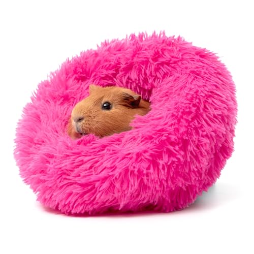 Paw Inspired® Furr-O™ Haustierbett für Meerschweinchen und andere Kleintiere, Rosa von Paw Inspired