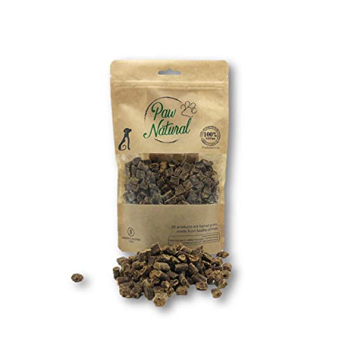 Paw Natural Hunde Leckerlis Training | 250g Lamm-Leckereien | 100% Gluten- & getreidefrei | aus frischem Fleisch gesunder Tiere von Paw Natural