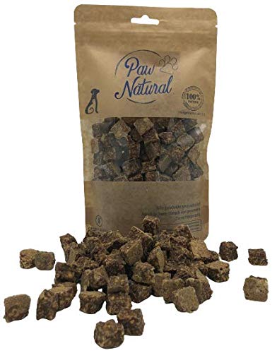 Paw Natural Hunde Leckerlis Training | 150g Thunfisch-Würfel | 100% Gluten- & getreidefrei | aus frischem Fleisch gesunder Tiere von Paw Natural