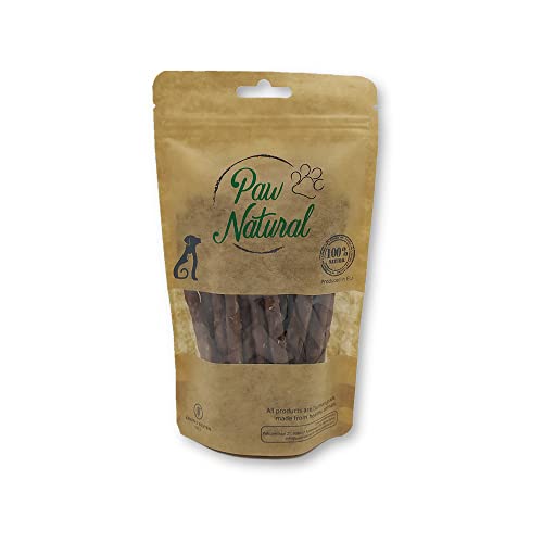 Paw Natural Hunde Leckerlis | 150g Ziege-Sticks | 100% Gluten- & getreidefrei | aus frischem Fleisch gesunder Tiere von Paw Natural