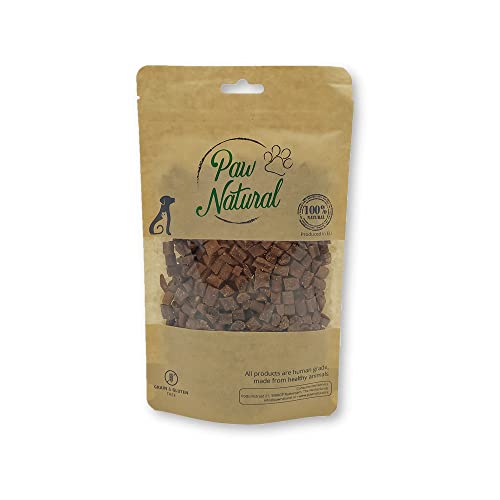 Paw Natural Hunde Leckerlis Training | 250g Känguru-Leckereien | 100% Gluten- & getreidefrei | aus frischem Fleisch gesunder Tiere von Paw Natural