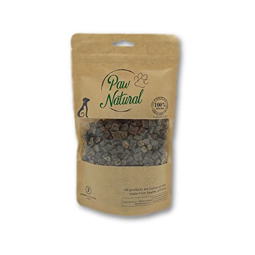 Paw Natural Hunde Leckerlis Training | 250g Pferd-Leckereien | 100% Gluten- & getreidefrei | aus frischem Fleisch gesunder Tiere von Paw Natural