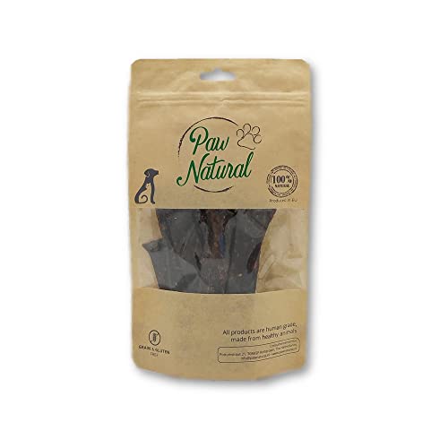 Paw Natural Hunde Leckerlis | 150g Känguru-Streifen | 100% Gluten- & getreidefrei | aus frischem Fleisch gesunder Tiere von Paw Natural