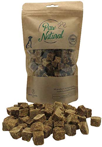 Paw Natural Hunde Leckerlis Training | 300g Huhn-Würfel | 100% Gluten- & getreidefrei | aus frischem Fleisch gesunder Tiere von Paw Natural