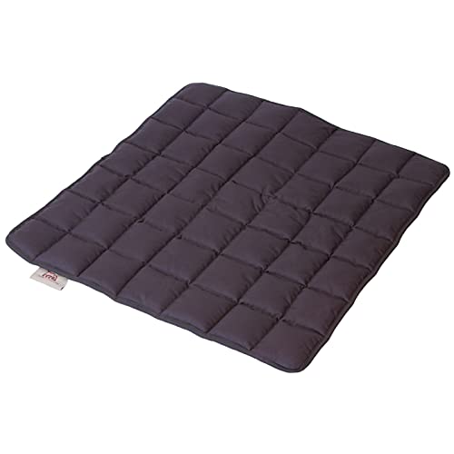 paw & pillow® Hundematte Outdoor & Indoor [Kratz- & Bissfest] - Hunde Reisebett waschbar - Hunde Outdoor Decke - Hunde Matte für Auto, Indoor & Outdoor - Grau Größe M - Made in Germany von paw & pillow