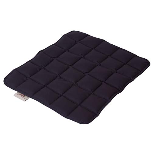 paw & pillow® Hundematte Outdoor & Indoor [Kratz- & Bissfest] - Hunde Reisebett waschbar - Hunde Outdoor Decke - Hunde Matte für Auto, Indoor & Outdoor - Schwarz Größe S - Made in Germany von paw & pillow