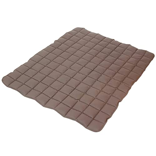 paw & pillow® Hundematte Outdoor & Indoor [Kratz- & Bissfest] - Hunde Reisebett waschbar - Hunde Outdoor Decke - Hunde Matte für Auto, Indoor & Outdoor - Taupe Größe XL - Made in Germany von paw & pillow