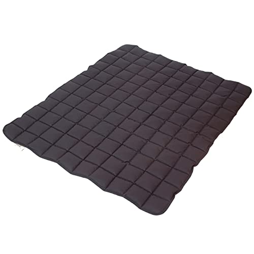 paw & pillow® Hundematte Outdoor & Indoor [Kratz- & Bissfest] - Hunde Reisebett waschbar - Hunde Outdoor Decke - Hunde Matte für Auto, Indoor & Outdoor - Grau Größe XL - Made in Germany von paw & pillow