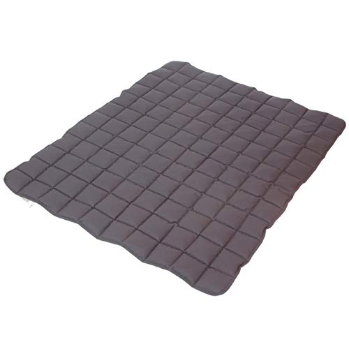 paw & pillow® Hundematte Outdoor & Indoor [Kratz- & Bissfest] - Hunde Reisebett waschbar - Hunde Outdoor Decke - Hunde Matte für Auto, Indoor & Outdoor - Hellgrau Größe XXL - Made in Germany von paw & pillow