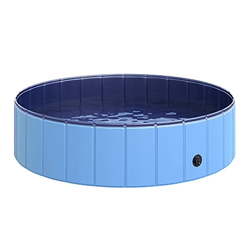 PawHut Hundebadewanne Hundepool Badewanne Swimmingpool Wasserbecken für Hunde 120 x 30 cm von PawHut