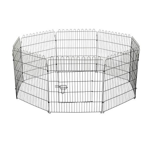 Pawhut Zaun für Hunde und Katzen Welpen Nagetiere - 74 x 67 cm von PawHut