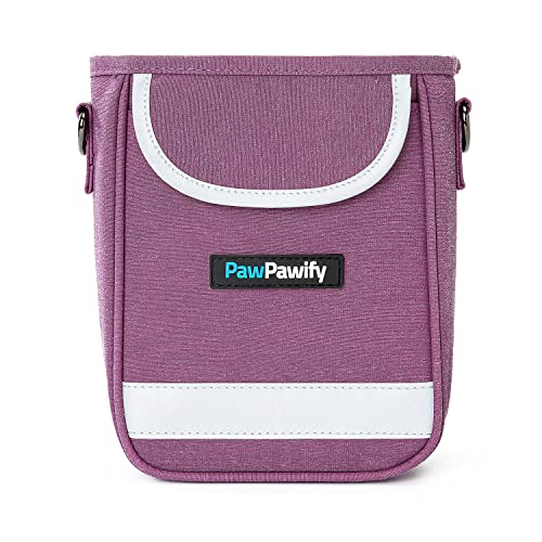 PawPawify Hundetraining Leckerlibeutel - Leckerlibeutel für Hundetraining mit integriertem Kotbeutelhalter - Taille Hundetraining Pouch mit Reflexstreifen - wasserdichte Bauchtasche für Hundetraining von PawPawify