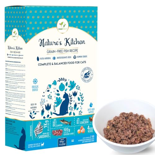 Pawfect gefriergetrocknete Lebensmittel Katze Fisch Rezept katzenfutter von Pawfect Food