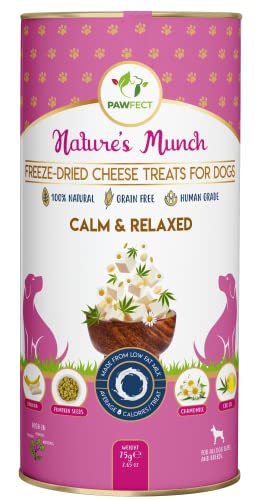 Pawfect Nature's Munch Freeze Fried Functional Cheese Treat - beruhigend & entspannt von Pawfect Treats