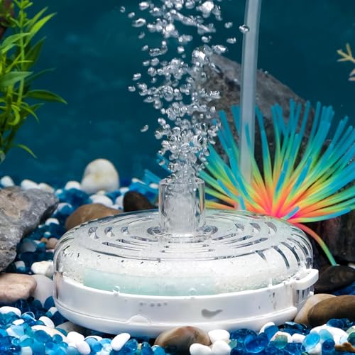 Pawfly Großer Aquariumfilter Leise Betta Fry Garnelen und kleine Fische Biofilter mit Schaumstoff und Filterbällen Tauchfilter für 75-150 L Aquarien (Luftpumpe Nicht enthalten) von Pawfly