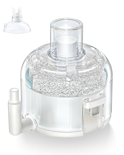 Pawfly Mini Aquarium Filter Quiet Betta Fry Shrimp and Small Fish Bio Filter mit Schaumstoff und Filterbällen Tauchfilter für Aquarien bis zu 20 L (Luftpumpe Nicht enthalten) von Pawfly