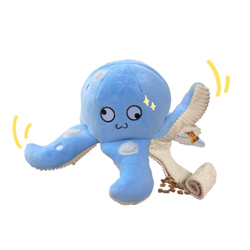 Pawfoo Lab Hunde-Puzzle-Spielzeug, interaktives Schnüffel-Krakenspielzeug für kleine mittelgroße große Hunde - Versteck-Spender mit Quietsch- & Knistergeräuschen, Plüsch-Kauspielzeug, langlebig Pawfoo Lab Hunde-Puzzle-Spielzeug, interaktives Schnüffel-Krakenspielzeug für kleine mittelgroße große Hunde - Versteck-Spender mit Quietsch- & Knistergeräuschen, Plüsch-Kauspielzeug, langlebig von Pawfoo Lab